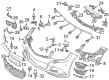 Diagram for Mercedes-Benz Bumper Cover - 204-880-88-47-9999