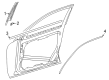 Diagram for Mercedes-Benz GLE53 AMG SUV Door Moldings - 167-720-72-09