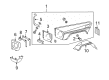 Diagram for Mercedes-Benz G500 Fender - 463-880-64-06