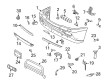 Diagram for Mercedes-Benz ML500 Bumper Cover - 163-880-46-70