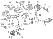 Diagram for Mercedes-Benz GLE53 AMG SUV Catalytic Converter - 256-140-00-01