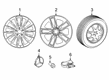 Diagram for Mercedes-Benz CLS450 Spare Wheel - 257-401-38-00-64-7X23