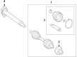 Diagram for Mercedes-Benz GLA45 AMG Axle Shaft - 246-330-30-01