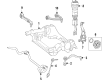 Diagram for Mercedes-Benz CLE53 AMG Axle Beam - 223-620-92-04