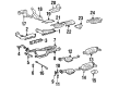 Diagram for Mercedes-Benz SL500 Exhaust Pipe - 129-492-04-14