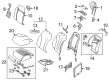 Diagram for Mercedes-Benz S550e Seat Cushion - 222-910-32-01-8U53