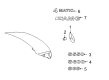 Diagram for Mercedes-Benz S63 AMG Emblem - 221-758-00-58