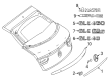 Diagram for Mercedes-Benz GLE43 AMG Emblem - 292-810-00-00-9999