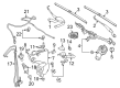Diagram for Mercedes-Benz CLS55 AMG Wiper Pivot - 219-820-03-40