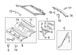Diagram for Mercedes-Benz C250 Grille - 204-690-45-00-9051