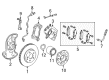 Diagram for Mercedes-Benz E550 ABS Sensor - 207-440-55-10-64