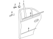 Diagram for Mercedes-Benz E250 Door Moldings - 212-735-10-65