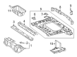 Diagram for Mercedes-Benz G550 Battery Tray - 465-610-91-00