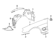 Diagram for Mercedes-Benz Wheelhouse - 230-690-21-30