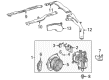 Diagram for Mercedes-Benz GLS350d Air Duct - 166-831-25-00