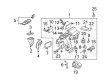 Diagram for Mercedes-Benz G580 Ambient Temperature Sensor - 171-830-02-72