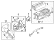 Diagram for Mercedes-Benz GLK250 Air Duct - 651-090-12-42