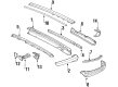 Diagram for Mercedes-Benz 380SL Bumper - 107-885-01-74