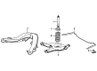 Diagram for Mercedes-Benz 380SL Sway Bars - 107-326-23-65