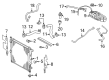 Diagram for Mercedes-Benz ML430 Coolant Reservoir Hose - 163-500-00-06