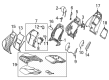 Diagram for Mercedes-Benz AMG GT 55 Seat Cushion - 232-910-70-05-3D27