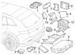 Diagram for Mercedes-Benz EQS 450+ SUV Body Control Module - 206-900-39-21