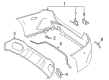 Diagram for Mercedes-Benz A220 Bumper Cover - 177-880-06-00-9999