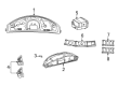 Diagram for Mercedes-Benz CL600 Hazard Warning Switch - 215-820-84-10-7C45