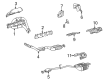 Diagram for Mercedes-Benz C230 Exhaust Pipe - 111-140-36-09