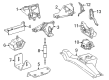 Diagram for Mercedes-Benz G500 Engine Mount - 460-242-06-40-64