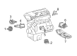 Diagram for Mercedes-Benz E300 Engine Mount - 202-240-30-17