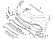 Diagram for Mercedes-Benz CLE300 Bumper - 236-885-56-03-9999