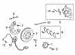 Diagram for Mercedes-Benz GLE53 AMG SUV Brake Caliper - 463-421-22-00
