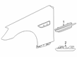 Diagram for Mercedes-Benz SLC43 AMG Emblem - 172-817-03-00