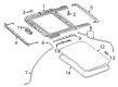 Diagram for Mercedes-Benz GLC63 AMG Convertible Top Motor - 253-906-70-00