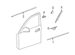 Diagram for Mercedes-Benz C250 Door Moldings - 204-725-32-65