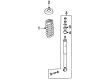 Diagram for Mercedes-Benz E420 Strut Housing - 124-320-50-13