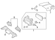Diagram for Mercedes-Benz SL63 AMG S E Performance Air Duct - 177-090-94-01