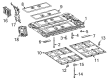 Diagram for Mercedes-Benz EQE SUV AMG Battery Hold Downs - 000-990-42-27