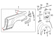 Diagram for Mercedes-Benz E400 Wheelhouse - 207-690-28-30