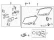 Diagram for Mercedes-Benz GLA250 Lighting Control Module - 176-900-41-04