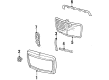 Diagram for Mercedes-Benz 500E Emblem - 201-880-00-88-02