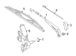 Diagram for Mercedes-Benz Sprinter 1500 Wiper Blade - 001-820-38-45