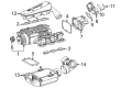 Diagram for Mercedes-Benz C32 AMG Timing Belt Idler Pulley - 120-200-04-70