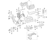 Diagram for Mercedes-Benz CLS400 Cylinder Head Gasket - 276-016-04-00