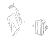 Diagram for Mercedes-Benz S65 AMG Horn - 006-542-07-20