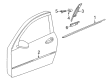 Diagram for Mercedes-Benz C250 Door Moldings - 204-720-11-80