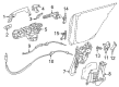 Diagram for Mercedes-Benz CLS63 AMG S Door Latch Cable - 218-760-01-04-64