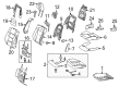 Diagram for Mercedes-Benz E550 Seat Cushion - 212-910-01-50-64