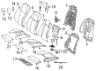 Diagram for Mercedes-Benz Seat Cushion - 205-910-88-12-64-9G60